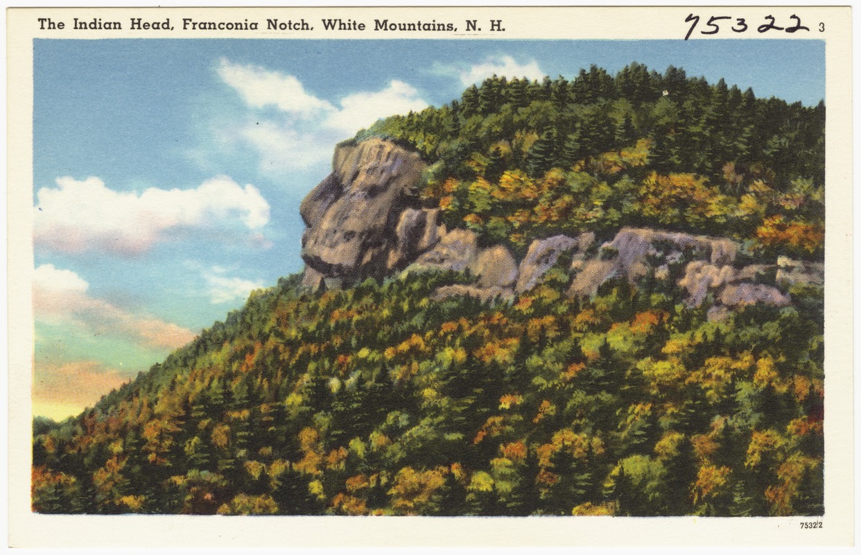 The Indian Head, Franconia Notch, White Mountains, N.H.