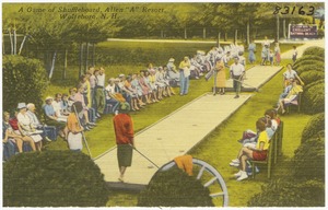 A game of Shuffleboard, Allen "A" Resort, Wolfeboro, N.H.