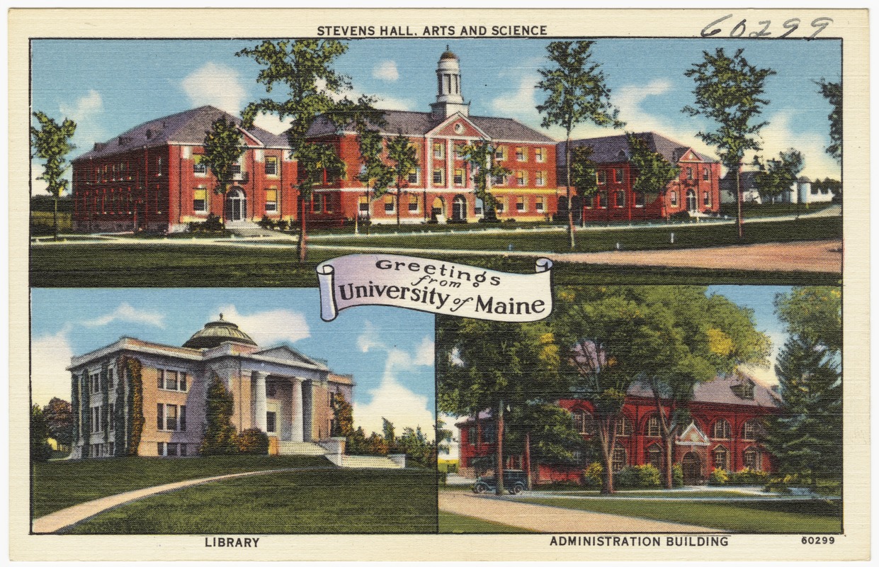Greetings from the University of Maine