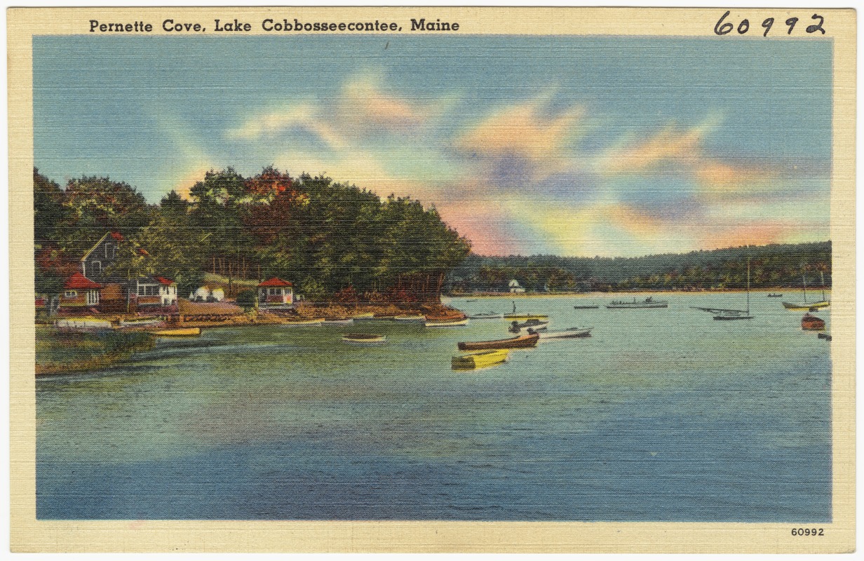 Pernette Cove, Lake Cobbosseecontee, Maine - Digital Commonwealth