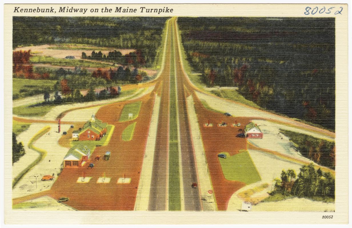 Kennebunk, midway on the Maine Turnpike