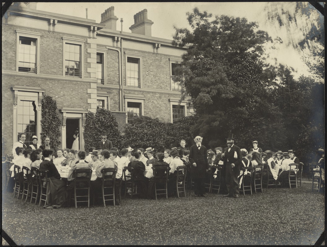 Tea at "Walmer", The Royal Normal College for the Blind, England