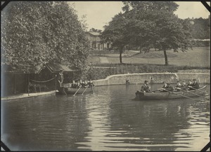 Boating on College Grounds, The Royal Normal College for the Blind, England