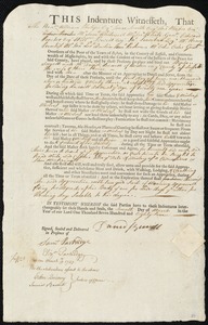 Stephen Ingalls indentured to apprentice with David Burrell of Boston, 7 March 1787