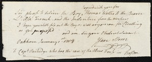 Thomas Wallis indentured to apprentice with Isaac Stone of Oakham, 14 November 1787