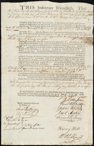 Richard Legalley indentured to apprentice with Abraham Boeman of Portland, 26 July 1788