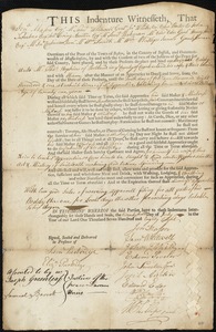 Bezaleel Eddy indentured to apprentice with Thomas Hopkins of Portland, 24 July 1788