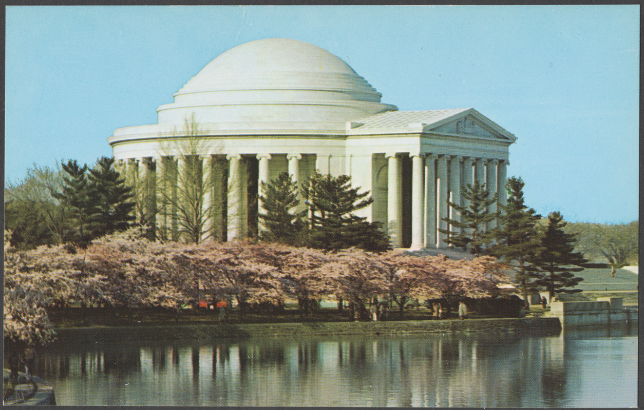 The Thomas Jefferson Memorial, cherry blossom time, Washington, D.C.