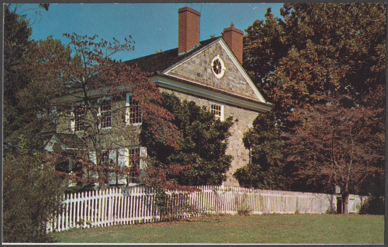 Washington's headquarters (showing round window)