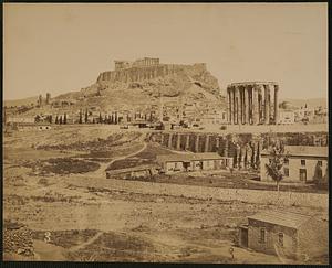 Temple of Olympian Zeus versus the Acropolis