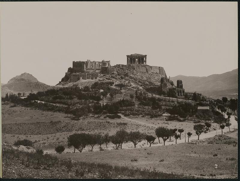 Vue générale de l'Acropole et prise du Pnyx