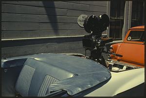 Motion picture camera in car, San Francisco