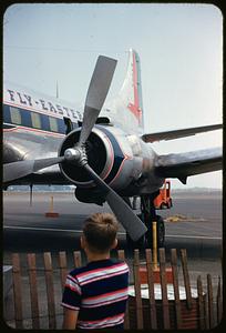 Boy & airplane