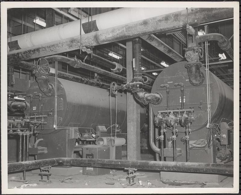 Construction of Boylston Building, Boston Public Library, HVAC system