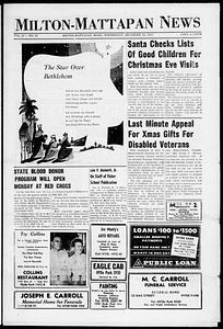 Milton Mattapan News, December 24, 1947