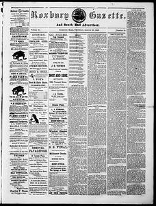 Roxbury Gazette and South End Advertiser, August 20, 1868