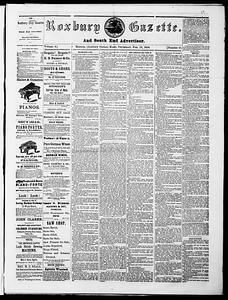 Roxbury Gazette and South End Advertiser, February 18, 1869