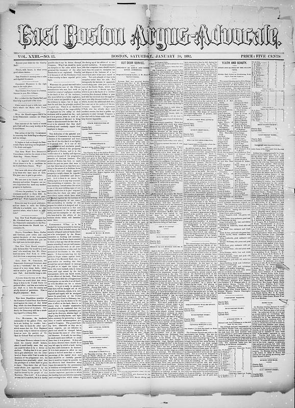 East Boston ArgusAdvocate Digital Commonwealth