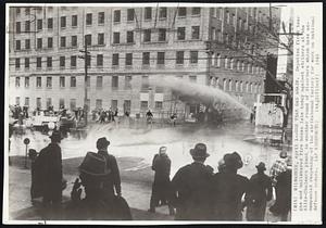 Milwaukee – Use Tear Gas Again. Deputies fired tear gas and unlimbered fire hoses late today against strikers at the Allis-Chalmers plant in another round of disorders which have accompanied reopening of the strikebound factory for work on national defense orders.
