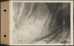 Contract No. 14, East Portion, Wachusett-Coldbrook Tunnel, West Boylston, Holden, Rutland, jointing, Shaft 2 west, Sta.147+50, Holden, Mass., Aug. 9, 1929