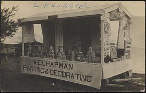 W. E. Chapman, painting & decorating booth