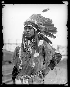 Indian Chief of Wild West show