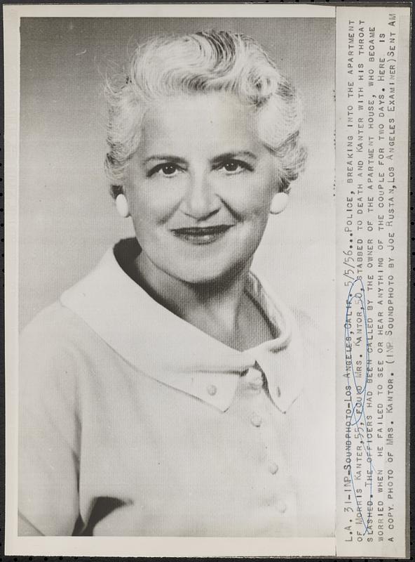 Mrs. Kantor