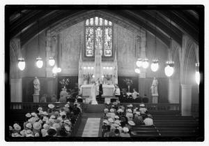 Wedding, daughter of Mrs. Richard Howard taken at Presentation Church Oak Sq. Brighton