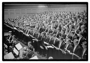 Harvard & Radcliffe Glee Clubs symphony Boulanger conducting, Symphony Hall