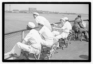 Passengers on a ship