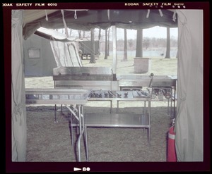 Food lab, mobil field kitchen trailor, M-75