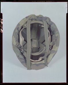 Parachutist helmet - inside view