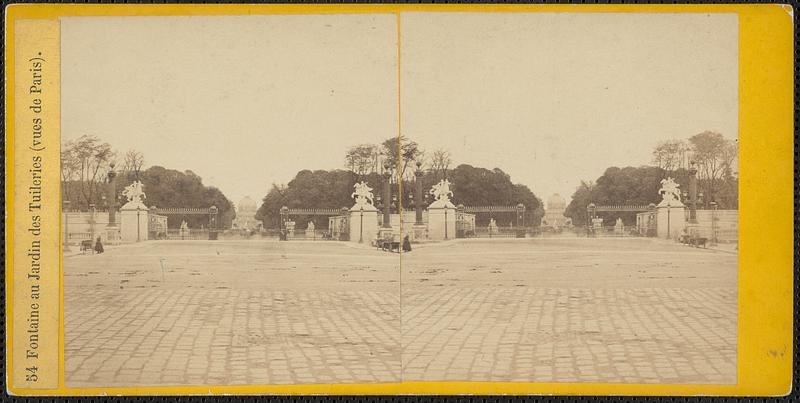 Fontaine au Jardin des Tuileries