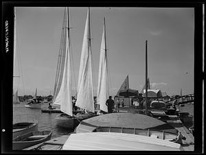 Marblehead (marine), "at the floats"