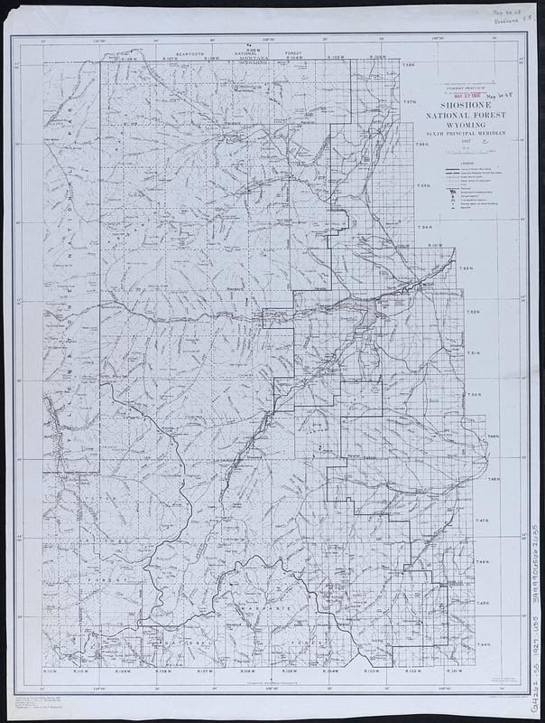 Shoshone National Forest, Wyoming - Norman B. Leventhal Map & Education 