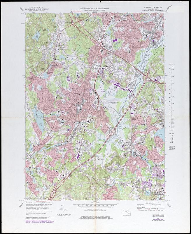 Norwood Quadrangle Massachusetts - Digital Commonwealth