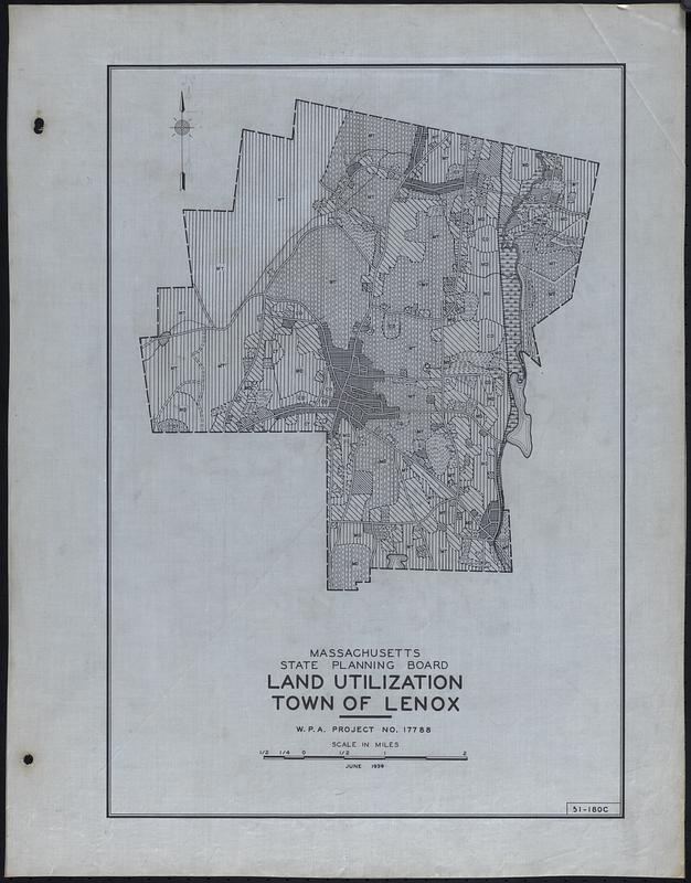 Land Utilization Town of Lenox Digital Commonwealth