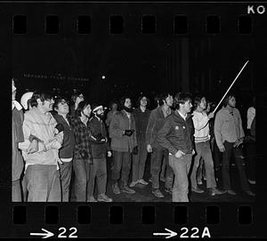 Harvard Square anti-war riot