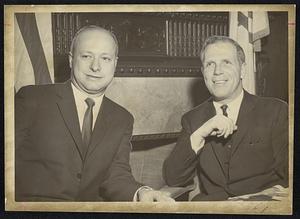 Rep. Irving Fishman and Secretary of State Kevin H. White