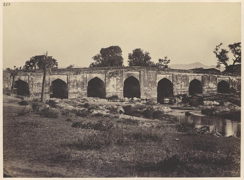 View of an unidentified bridge