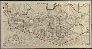 Map of the city of Somerville 1927