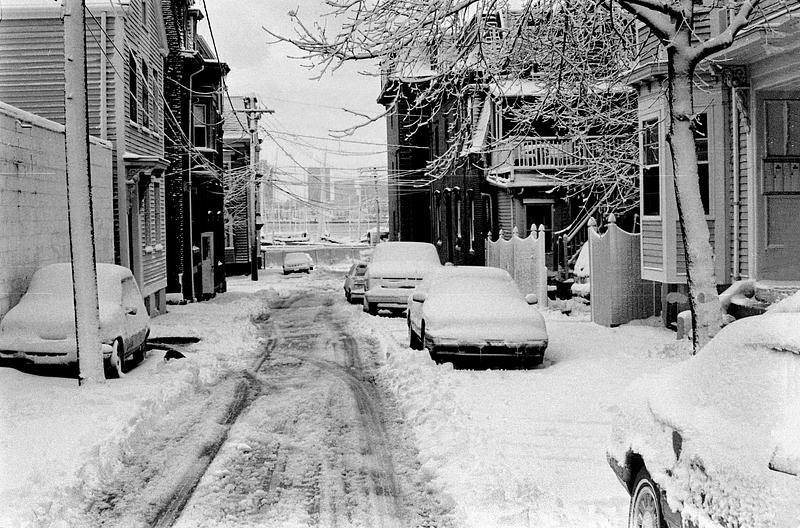 Pembroke Street in winter