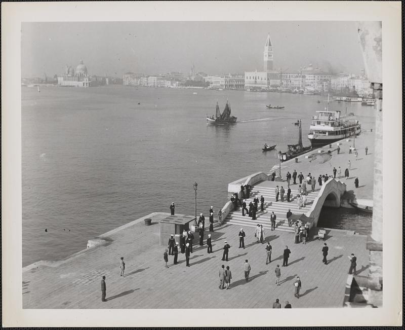 The city of Venice, Italy was different and new for the bluejackets of the USS YELLOWSTONE, a destroyer tender, during her stop there in October 1947