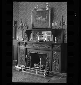 Interior, unidentified house, Boston, Massachusetts