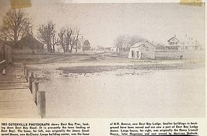 1885 Osterville photograph shows East Bay Pier