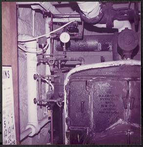 Old boiler (detail), Lawrence Library