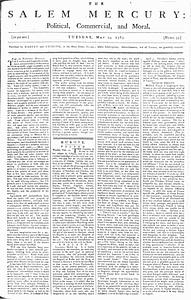 The Salem Mercury: Political, Commercial, and Moral