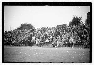 Football game, Fens Stadium, Back Bay Fens