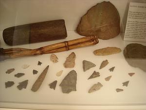 Arrowheads of varying materials and shape