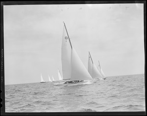 Yachting off Marblehead, no. 1 is Connolly's yacht